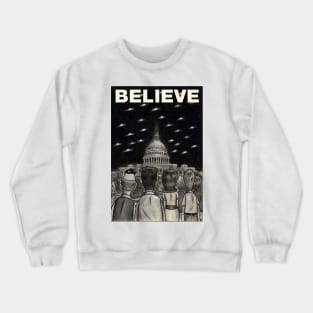 Saucer Wash Believe Crewneck Sweatshirt